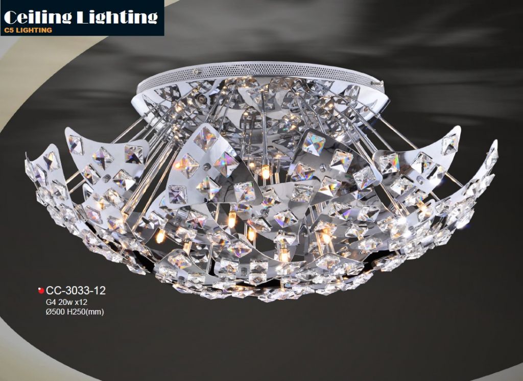 Crystal ceiling lights