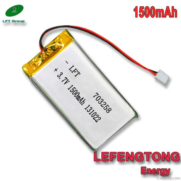 direct saleli-ion polymer battery 3.7v 1500mah for GPS
