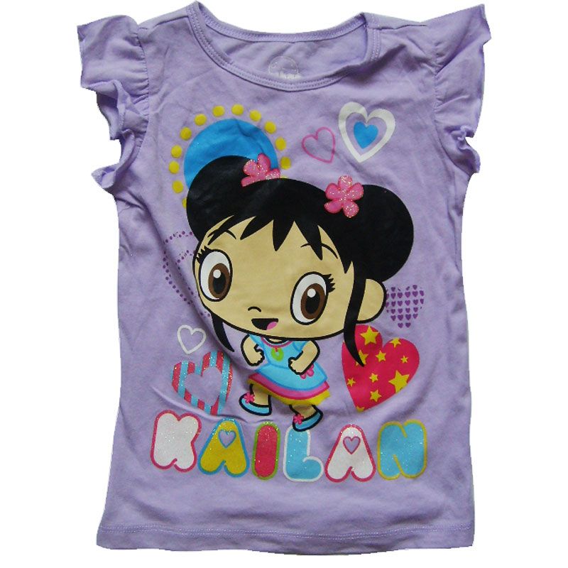 lovely children's clothes girls cotton jersey T-shirt 
