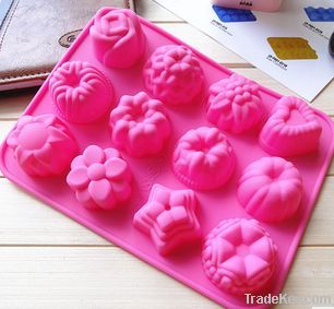Top selling 100% food grade silicone bakery mould, silicone cake knife