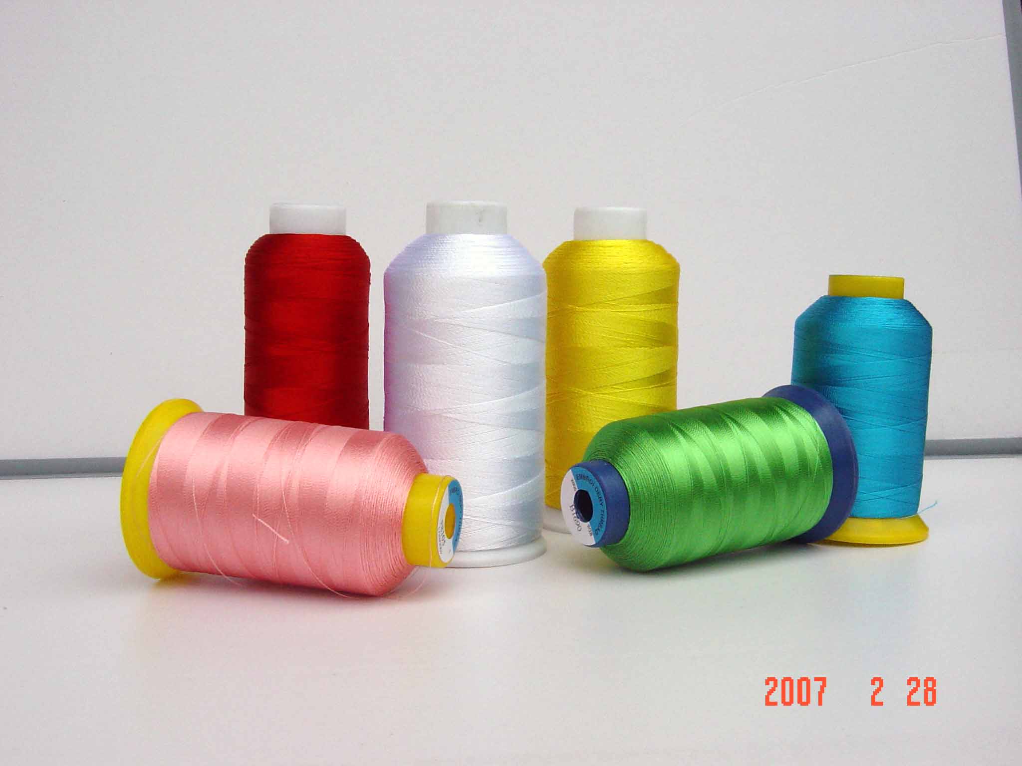 rayon embroidery thread , polyester embroidery thread