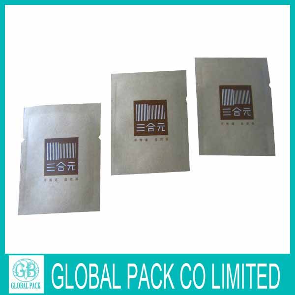 Stand up kraft paper pouch/zipper kraft paper pouch/kraft paper food packaging pouch