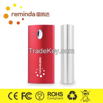 Reminda-portable power bank 5200mAh for mobile phone cell phone tablet pc