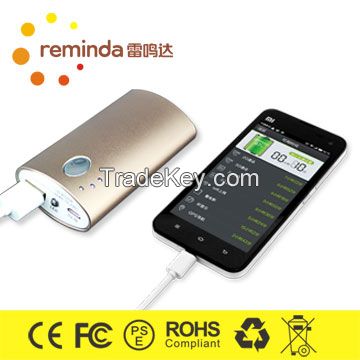 Reminda-portable power bank 5200mAh for mobile phone cell phone tablet pc