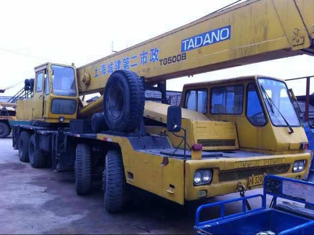 Used TADANO Truck Crane TG-500E