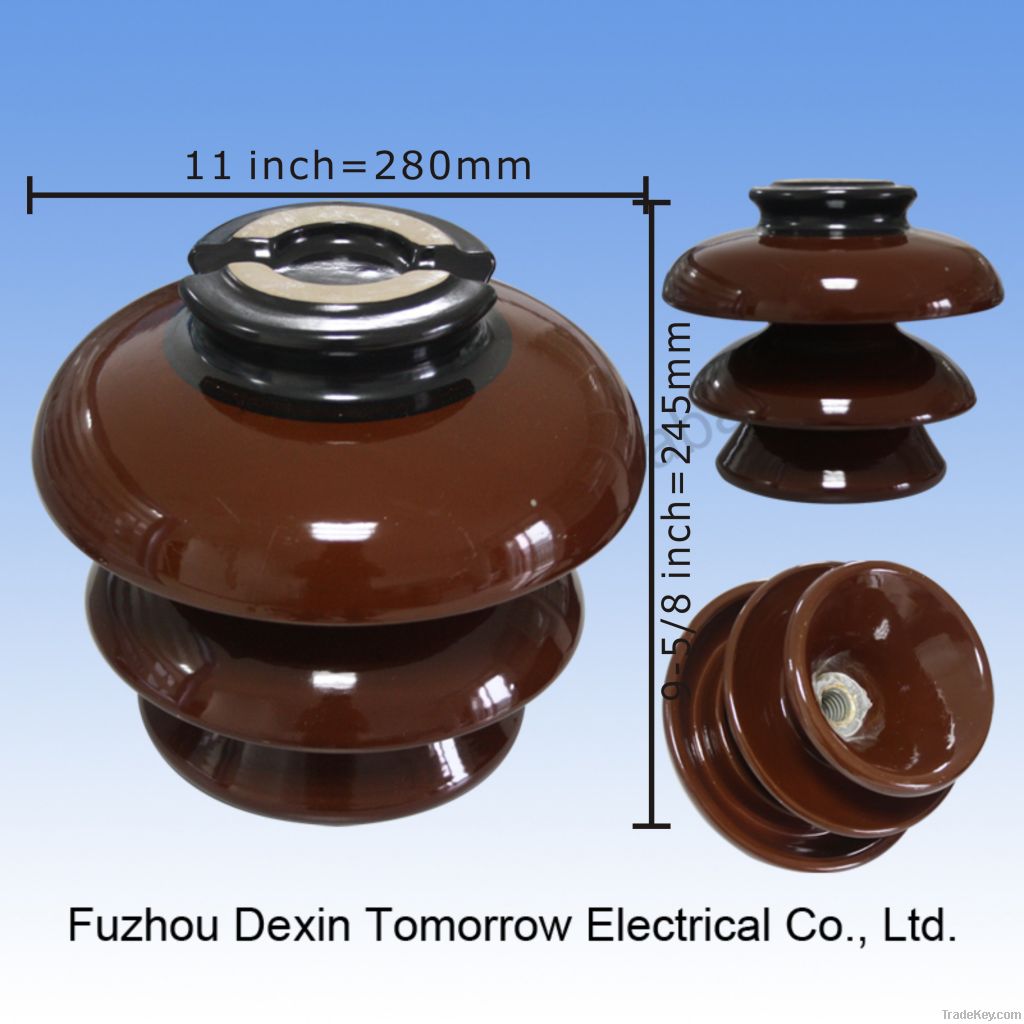 Hot sell high voltage porcelain P-33-Y pin insulator