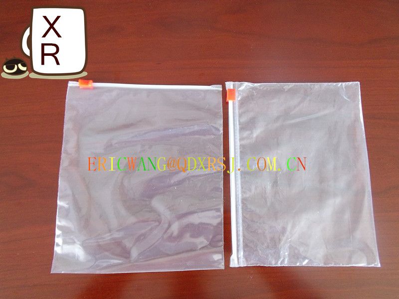 LDPE ziplock bags with a slider