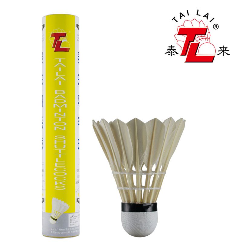 Professional Manufacturer Tl-401 Goose Feather Badminton Shuttlecocks