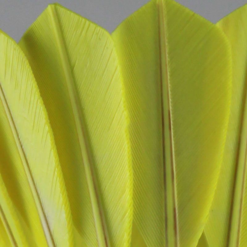 Unique national manufacturer yellow badminton shuttlecock goose feather