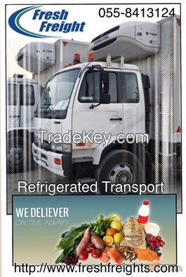 Refrigerated Truck,Chiller Van,Freezer pick up,Reefer Trailer Rental UAE