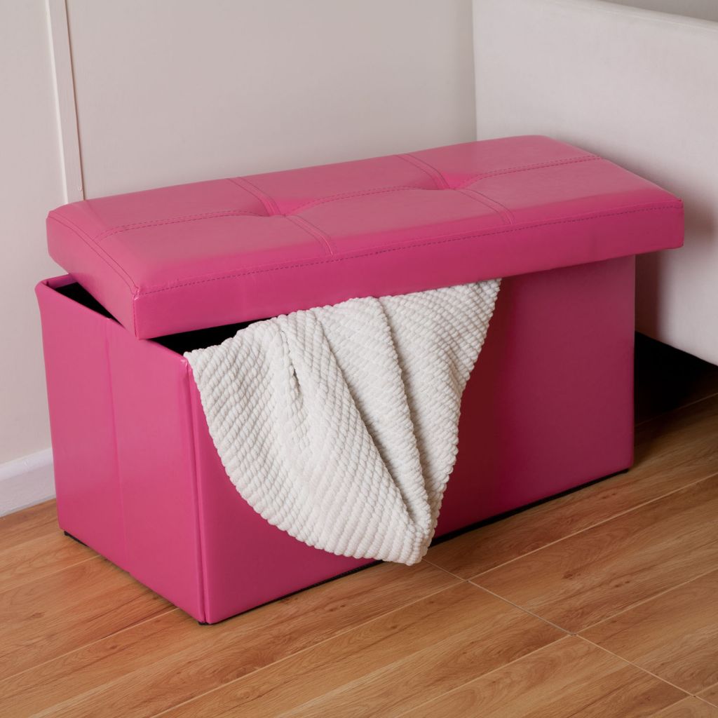  Ottoman, Pouffe, Footstool, Storage Box Kids Toy