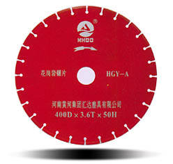 Saw blade for cutting granite
