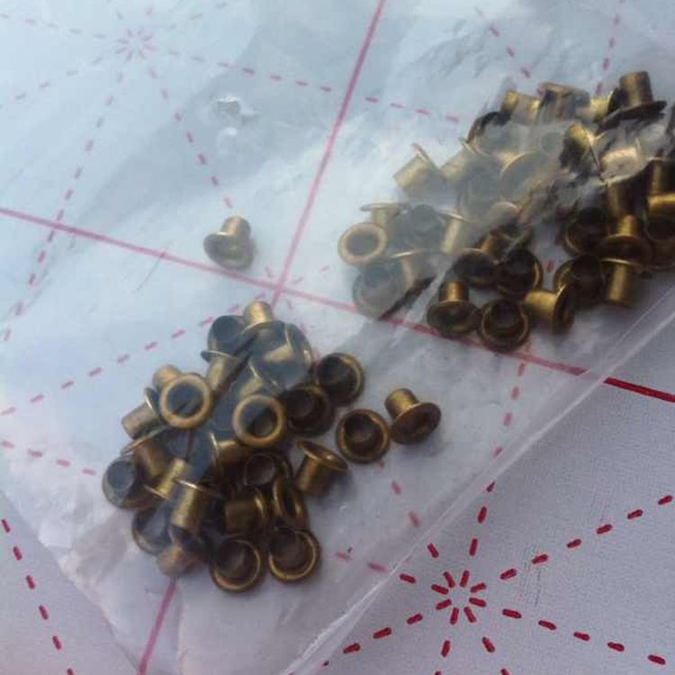 China Antique Brass Eyelet Manufacturer 8mm*6mm*4mm