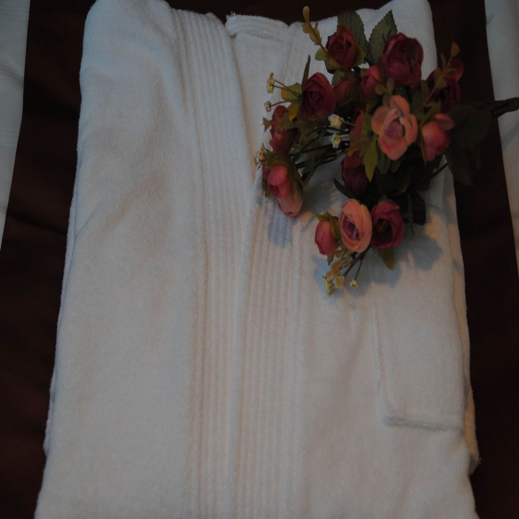 100% cotton terry bathrobe hotel luxury bath robe five star robe adult age group