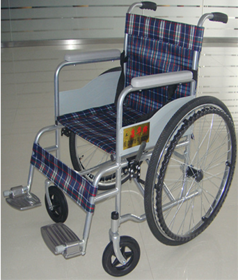 folding wheelchair with soft seat