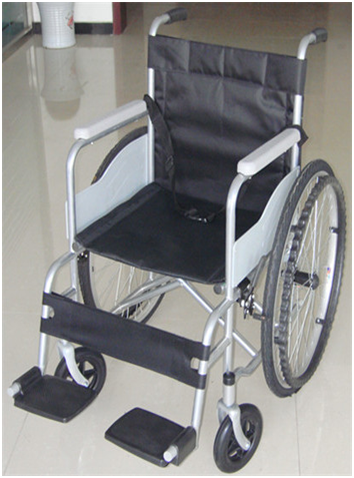 folding wheelchair with soft seat