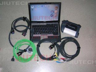 D630 Laptop with MB SD Connect Compact 4 Mercedes Star Diagnosis Tool V 2013/09