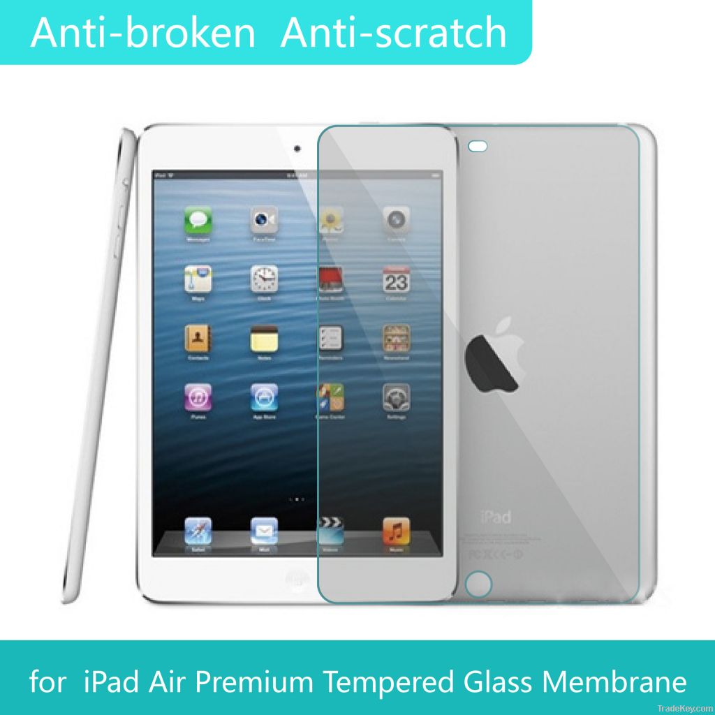 High Clear Anti-glare Tempered Glass Touch Screen Film For Ipad Air