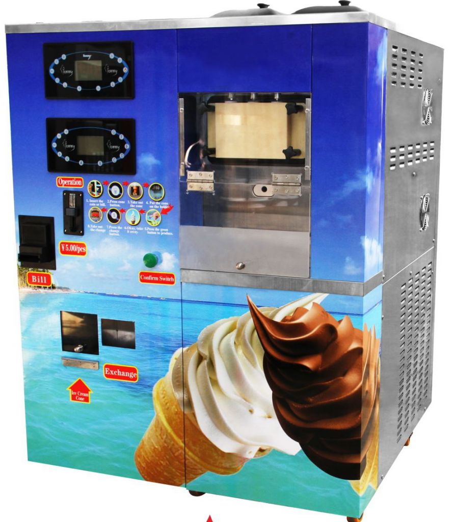 HM766 automatic vending ice cream machine By HOMMY ENTERPRISE CO