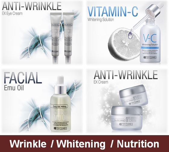 (PHYTOMES Korean Cosmetics) Wrinkle / Whitening / Nutrition Series