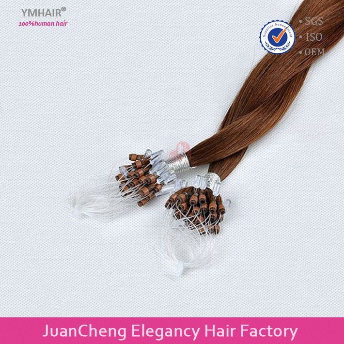 Wholesale fashion remy micro ring loop hair extension, cheap loop remy hair micro rings extensions