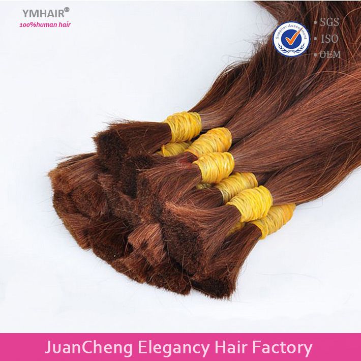 Hot Selling, Cheap Remy Human Hair Bulk, Virgin Brazilian Hair Bulk