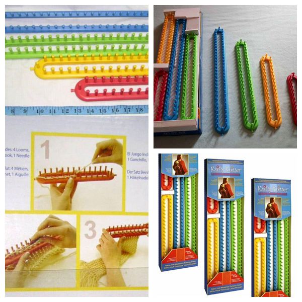 Rectangular knitting loom /4 looms set