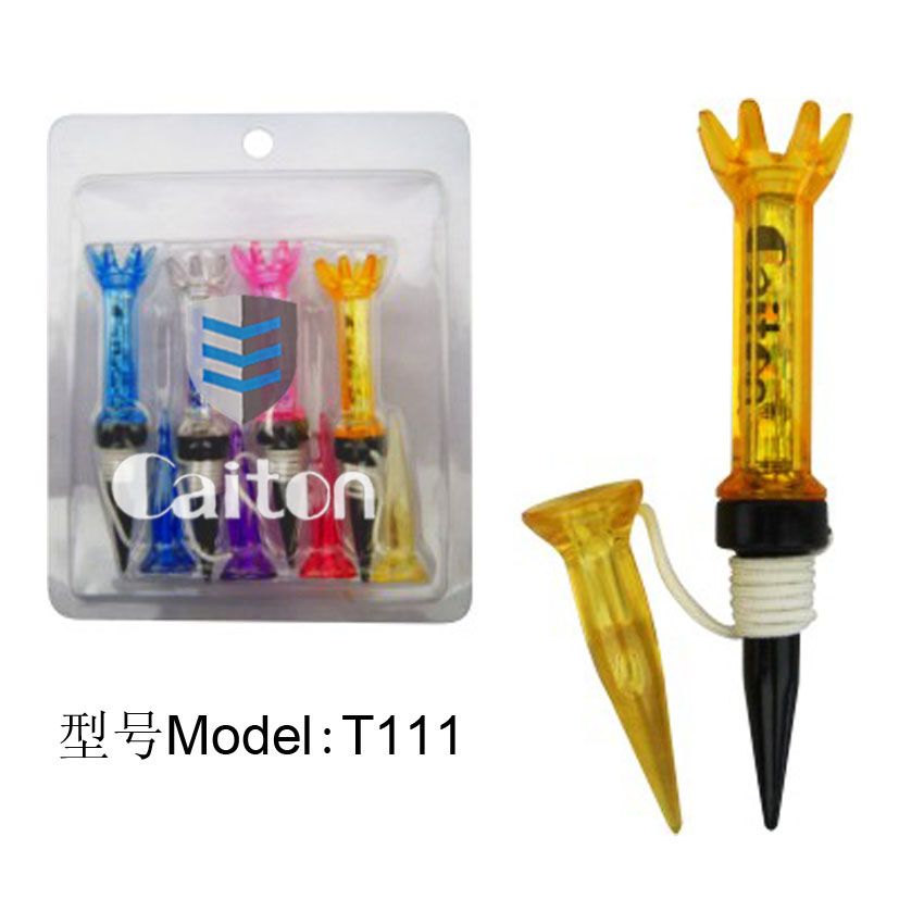 Colorful magnetic golf tee 4pcs packing magnetic golf tee golf practice tee T111 