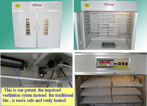 high quality new patent  egg incubator for 5280 capacity