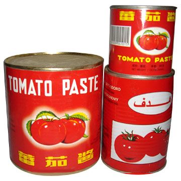 Canned ketchup/tomato paste brix 28-30 with very competitive price
