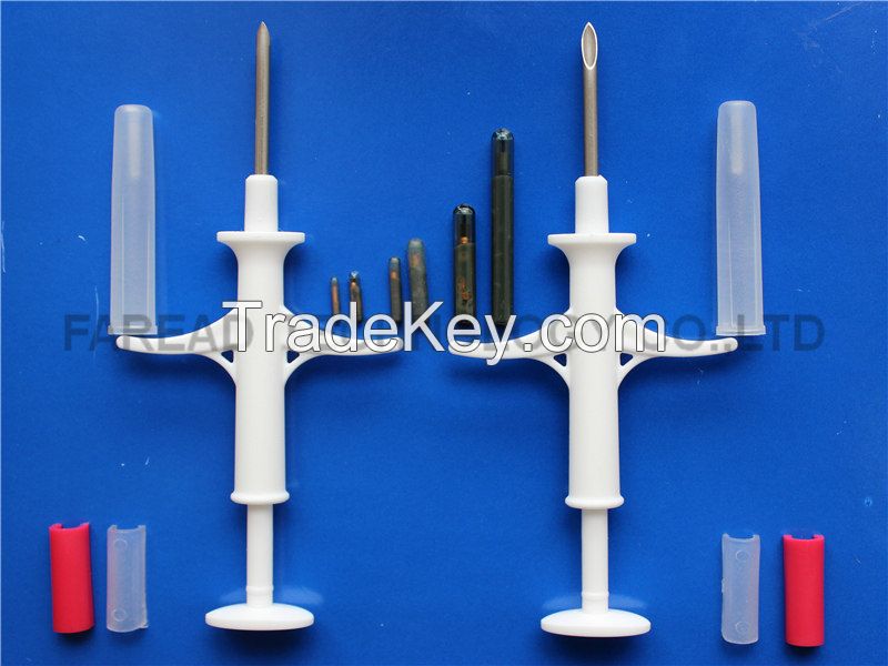 Animal Microchip Syringe 2.12x12mm Glass Tag ISO11784/785 Fdx-B for Livestock Identification
