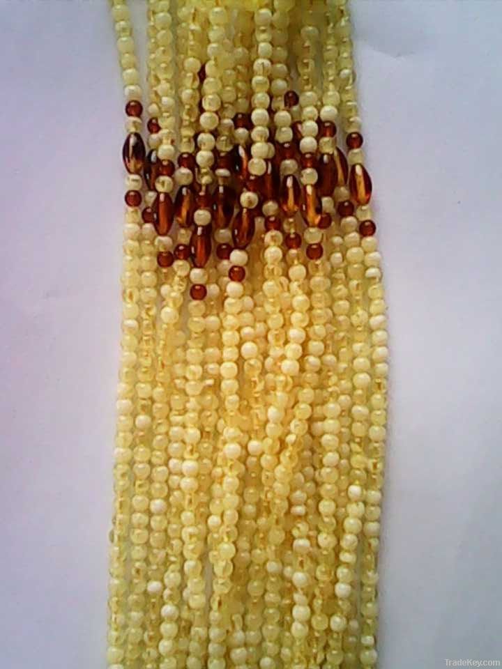 Baltic Amber Prayer 216beads 4mm Worry prayer