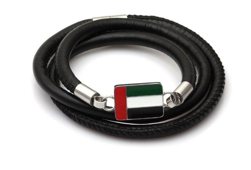 uae national day genuine leather bracelet wholesale
