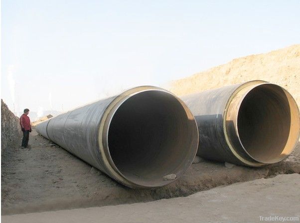 API 5L PIPES Preformed Directly Buried Polyurethane Insulating Pipe