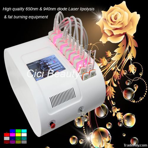 650nm and 940nm laser lipolysis lipo diode laser slimming machine