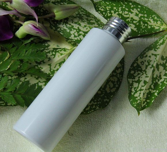 Frost white Plastic pet lotion bottles for cosmetic