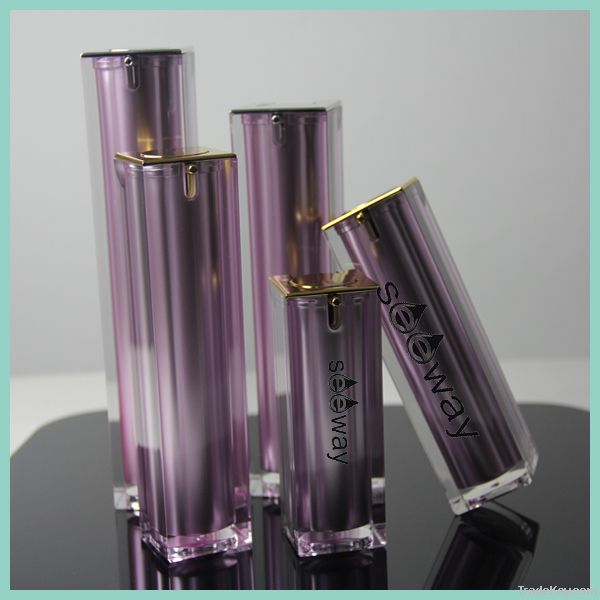 Cosmetic acrylic airless lotion bottles