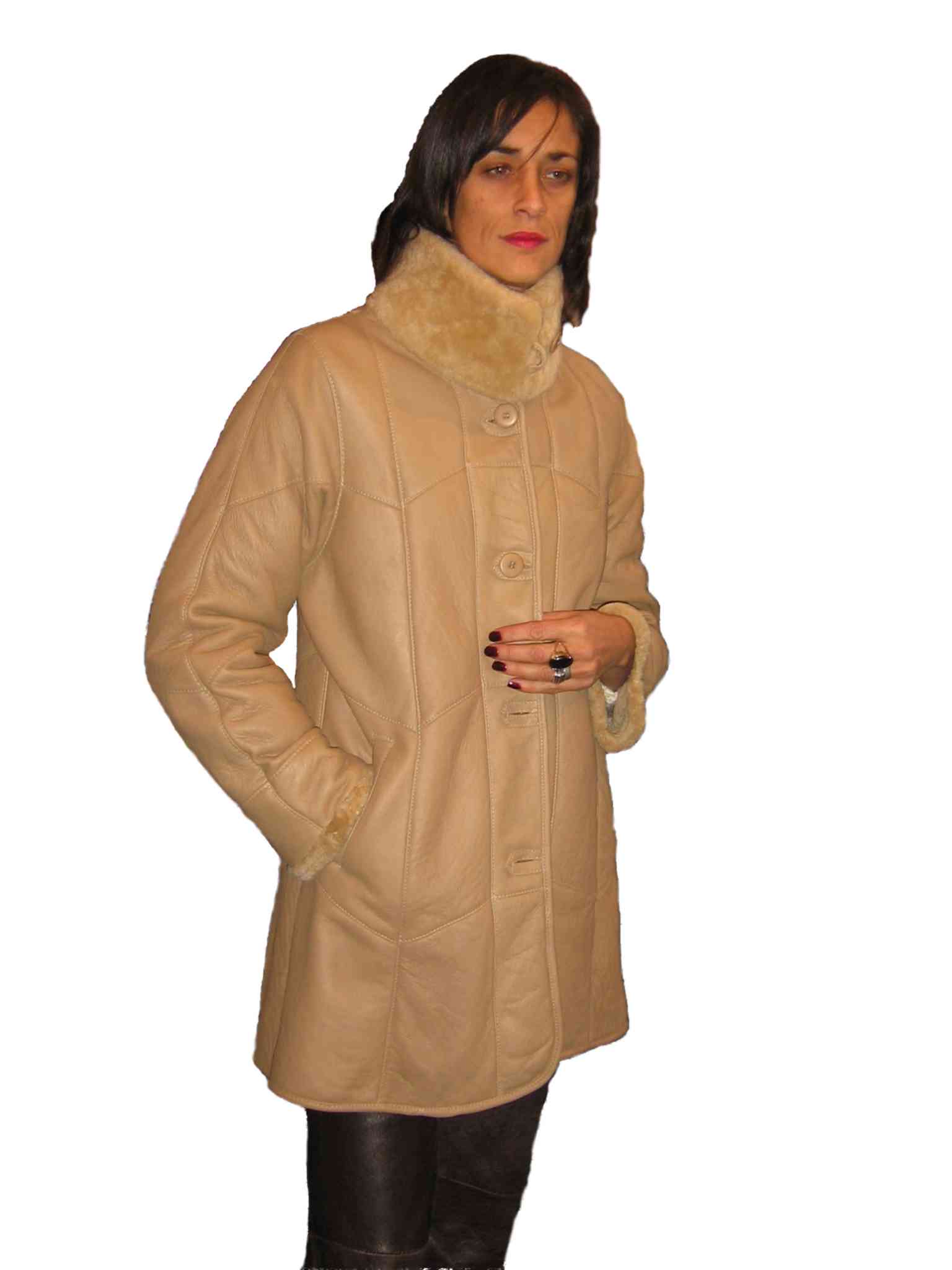 Sheepskin coat