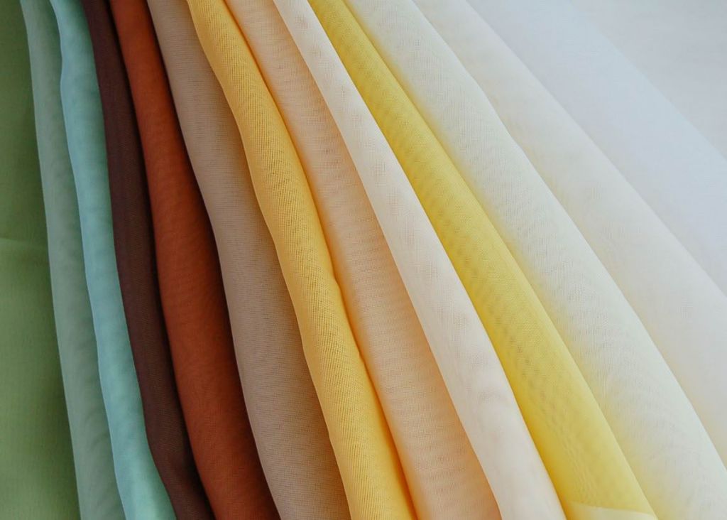 Organza Voile Curtain Grey Fabric