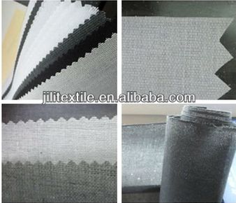 fusible polyester interlining for hat waistband shirt