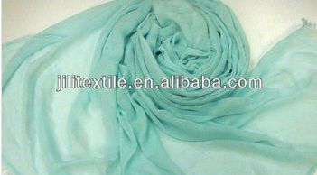 Spun polyester  fabric for scarf