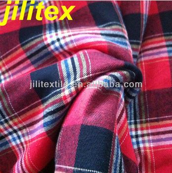 Yarn dyed Cotton Flannel Fabric products supplier