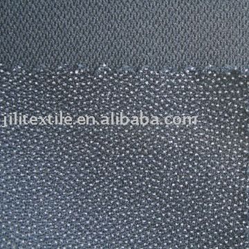 Woven polyester interlining powder dots