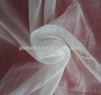 spun polyester high twist voile grey fabric for scarf 50s 60s 80s  