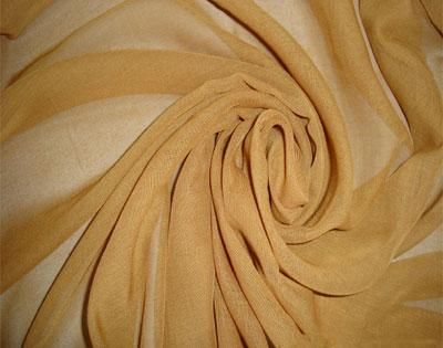 Polyester voile fabric plain dyed