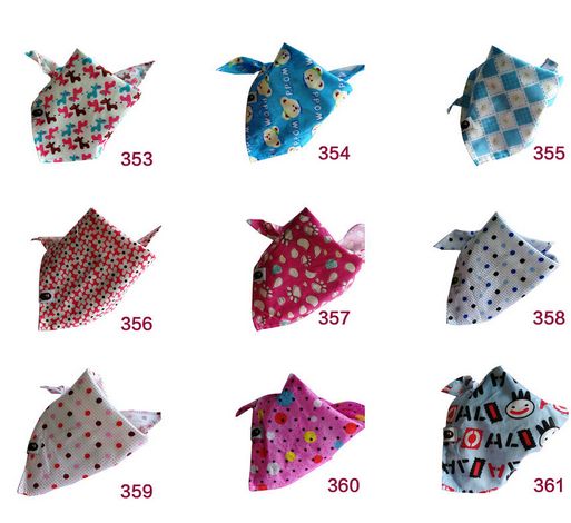 baby wear triangle scarf(100% cotton)