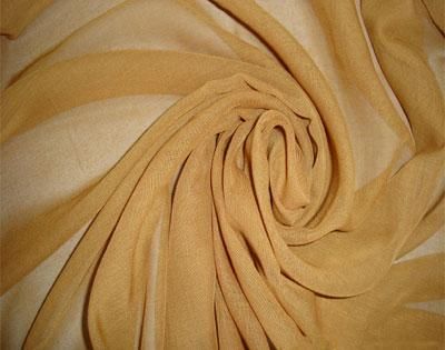 Spun polyester voile fabric for scarf