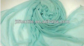 Spun polyester voile fabric for scarf