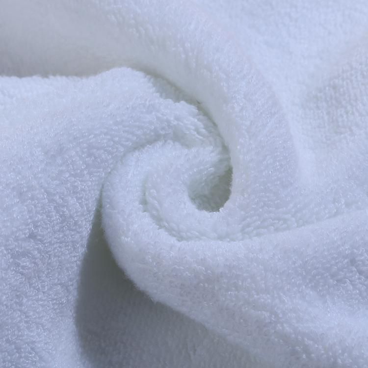 100% cotton White color towel compressed towel 