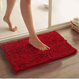 microfiber chenille bath mat